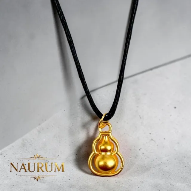(NAURUM)黃金墜飾藏福聚祿0.08錢附贈皮繩