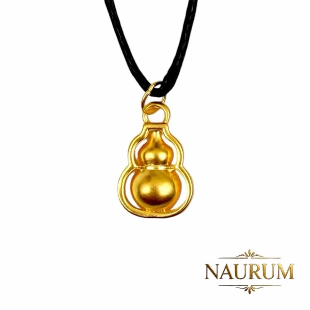 (NAURUM)黃金墜飾藏福聚祿0.08錢附贈皮繩