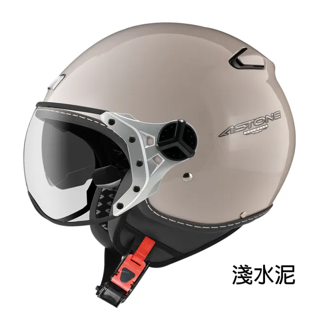 【ASTONE】官方直營-KSS 全系列 3/4半罩式 內墨鏡 W造型風鏡(復古飛行安全帽)