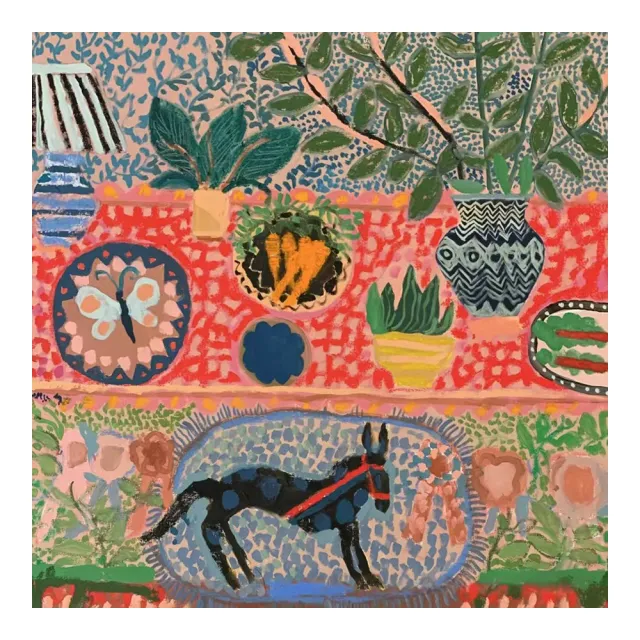 【Jun Jun】絲棉中方巾 絲巾 領巾 65*65cm (美術系列)