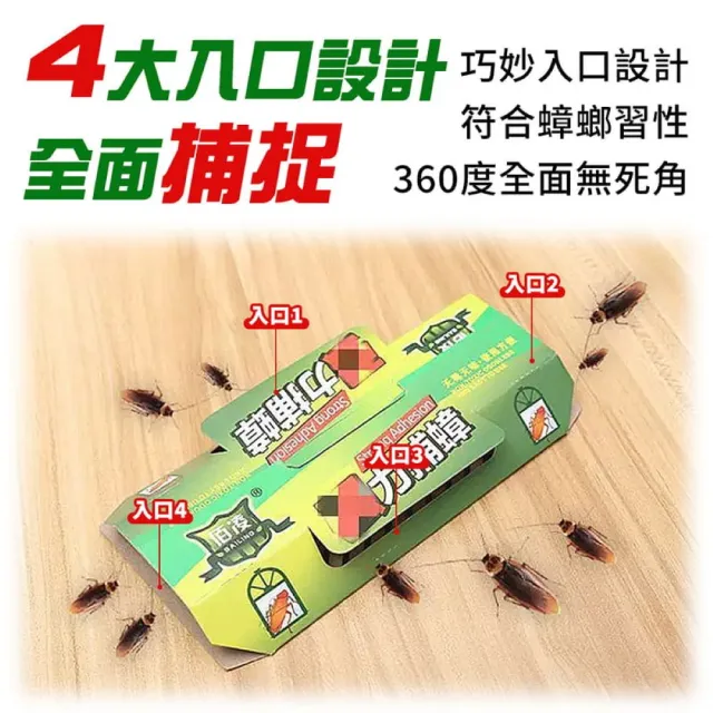 【拼創生活】強力蟑螂屋30入/送誘餌