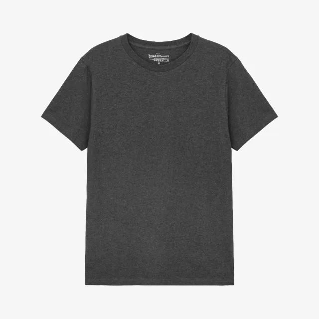 【Bread & Boxers】Crew-Neck Cotton 純有機棉男用圓領Ｔ- 暗灰