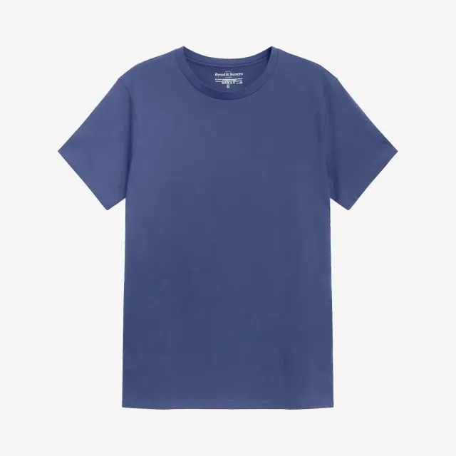 【Bread & Boxers】Crew-Neck Cotton 純有機棉男用圓領Ｔ- 丹寧藍