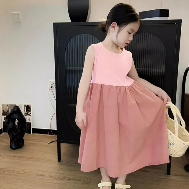 【橘魔法】好搭單色背心洋裝 女童 兒童 童裝 背心裙 連身裙 連衣裙