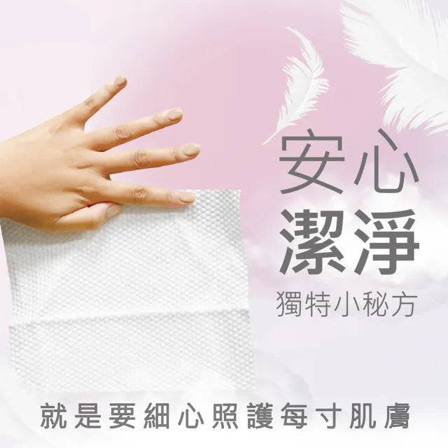 【US BABY 優生】香氛純棉洗臉巾-珍珠紋特厚型(玫瑰PLUS) 70抽x12包