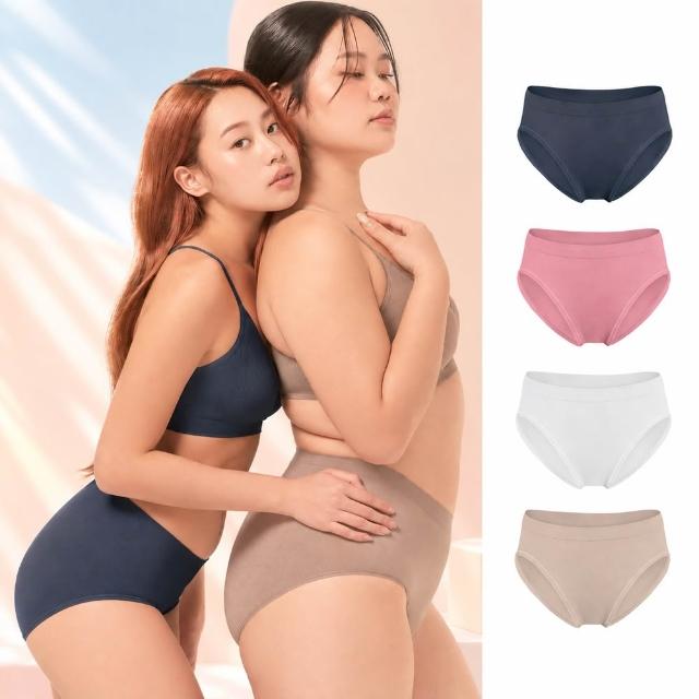 【MarCella 瑪榭】7件組-MIT無縫抗菌內褲-薄感中高腰(女內褲/抗菌內褲/無縫內褲)