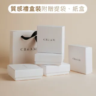 【CReAM】Aria法式優雅迷你珍珠 鍍18K金色英文字母金色滿鑽珍珠女項鍊項鏈(送禮 禮盒 生日)