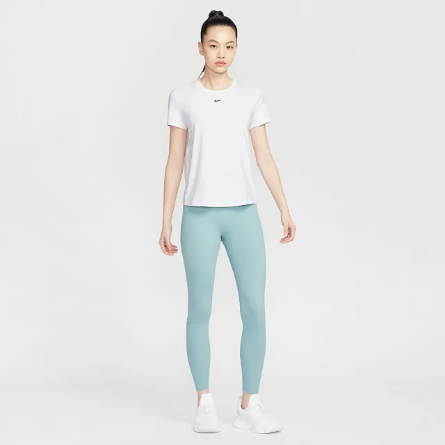 【NIKE 耐吉】短袖上衣 女 T恤 運動 訓練 速乾 短版 AS W NK ONE CLASSIC DF SS TOP 白 FN2799-101