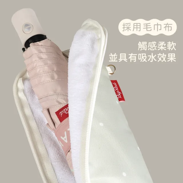 【雨傘王】(雨傘+收傘包)BigRed極輕輕+收傘包 Chiikawa 兔兔 黑膠傘 吉伊卡哇 1人撐(雨傘終身免費維修)