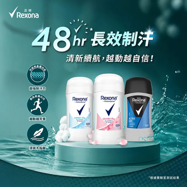 【Rexona 蕊娜】官方直營  買一送一★制汗止汗爽身體香膏40g
