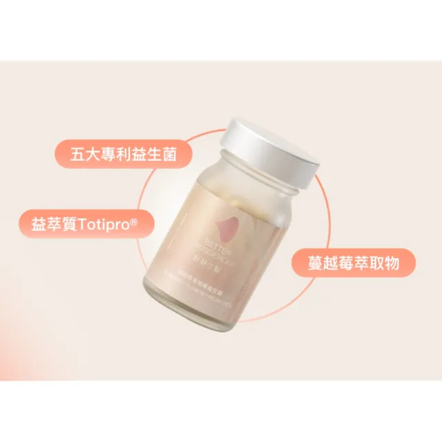 【好好生醫】500億蔓越莓益生菌補充包八入組 五大專利女性呵護・30顆/包（花青素 專利益生菌 清爽舒適）