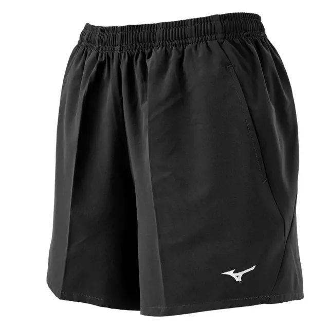 【MIZUNO 美津濃】短褲 女 運動褲 訓練 慢跑 吸濕排汗 黑 J2TBY26109