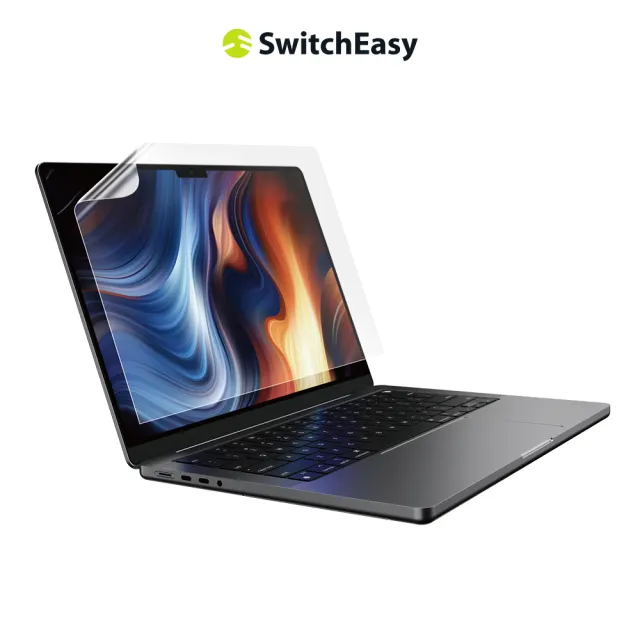 【SwitchEasy 魚骨牌】MacBook Pro 14吋 EasyVision 高透防反光螢幕保護膜(適用最新M5晶片)