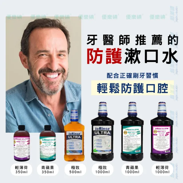 【ioRinse 優樂碘】分子碘 Apple 青蘋果防護漱口水 1000ml
