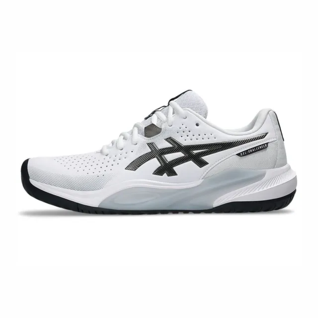 【asics 亞瑟士】GEL-Challenger 15 男女 網球鞋 抗扭 硬土 白 黑(1043A024-101)