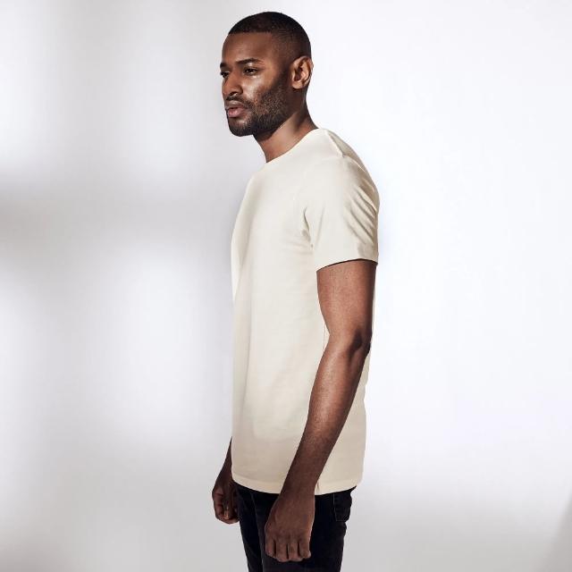 【Bread & Boxers】Crew-Neck Cotton 純有機棉男用圓領T - 米白 素t 短t 圓領 短袖上衣