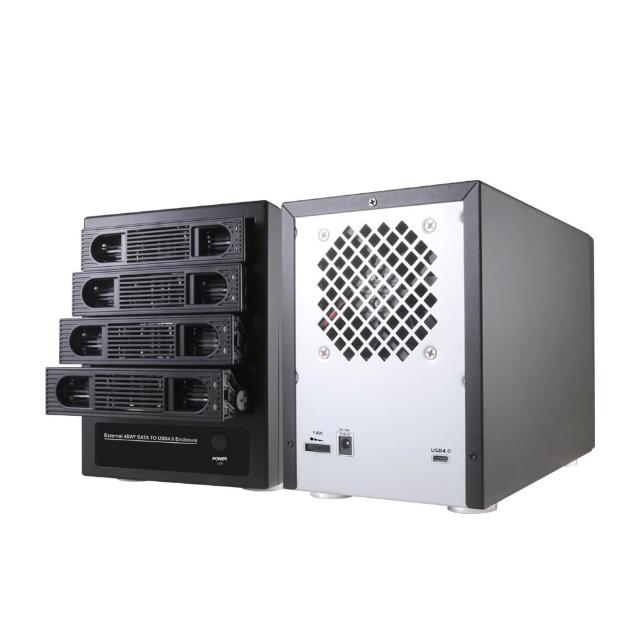 【伽利略】USB4 40Gbps 4層抽取式硬碟外接盒(35D-U4S)