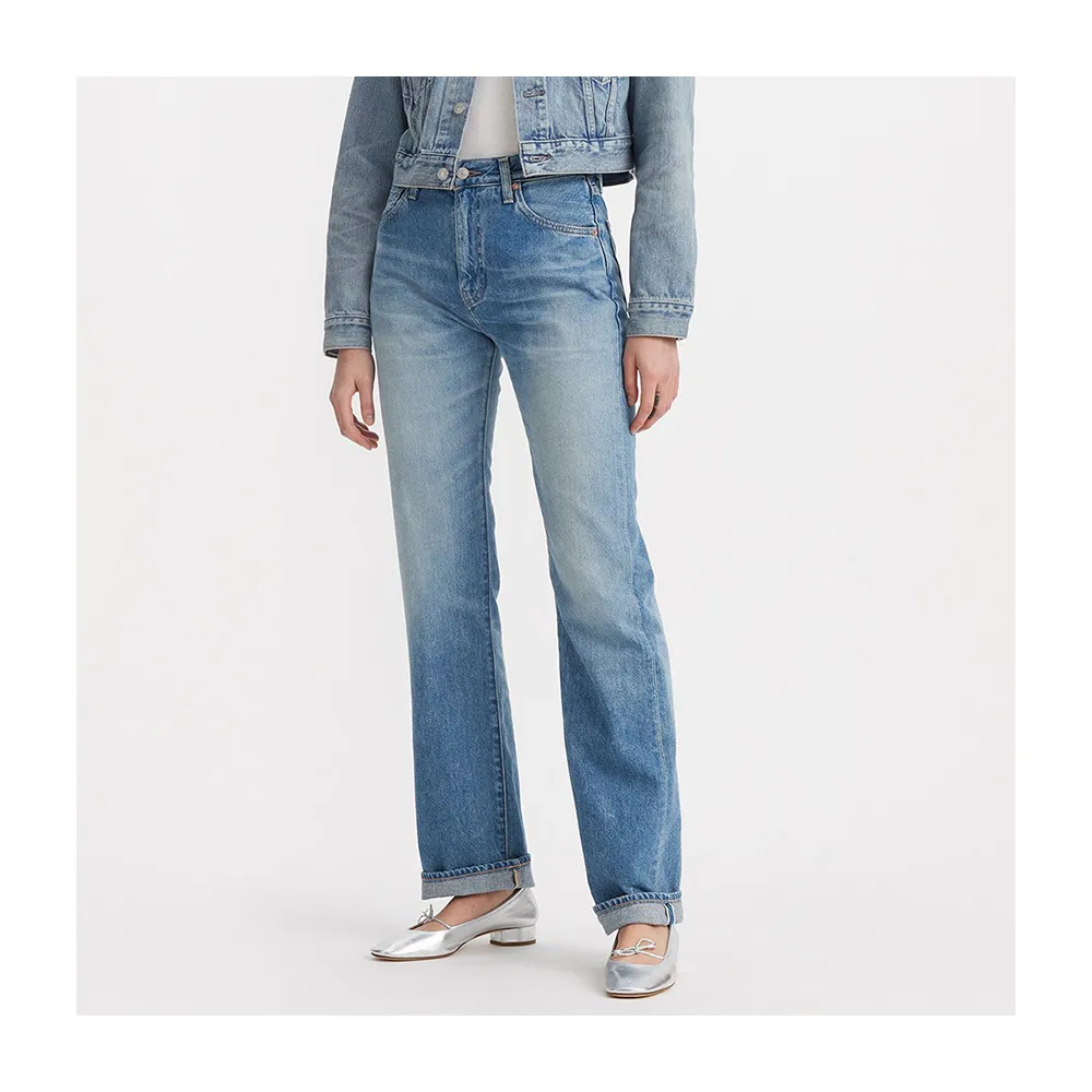 【LEVIS】MADE IN JAPAN MIJ日本製 女款PLANK舒適直筒褲 熱賣單品 A9138-0001