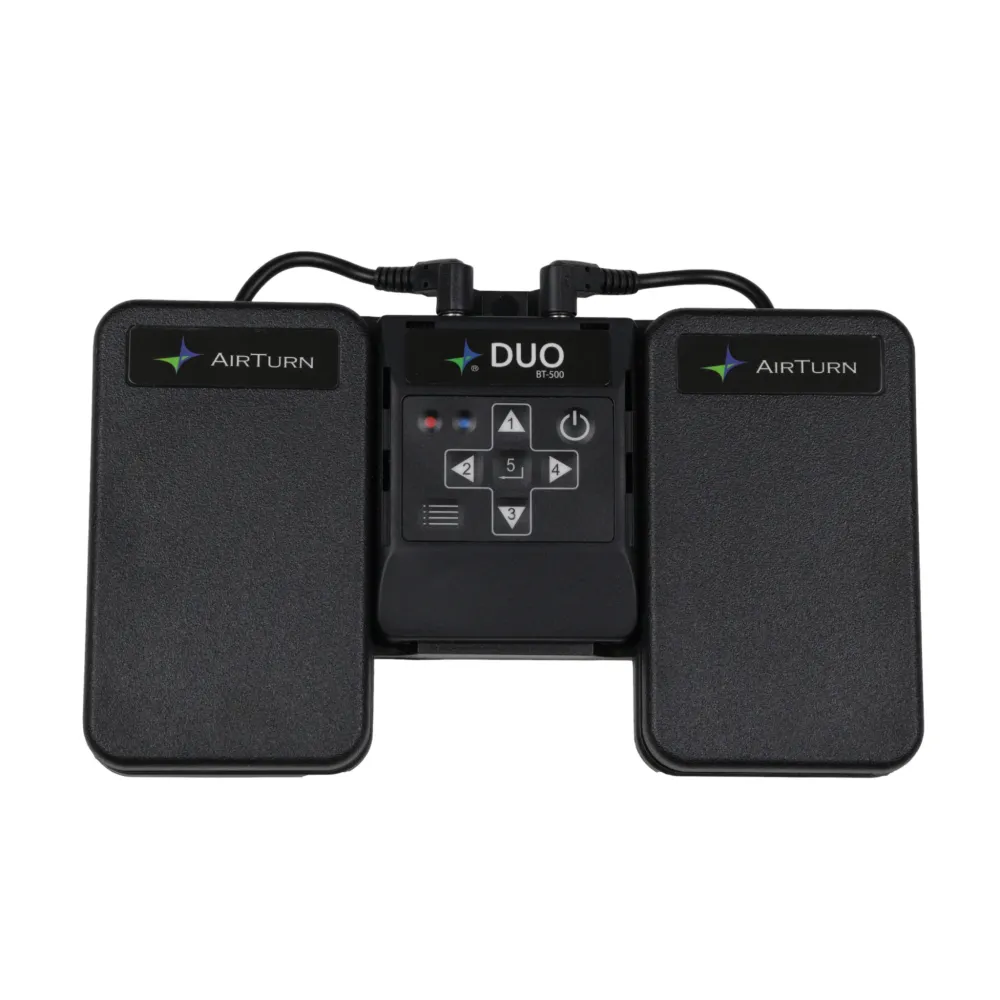 【AirTurn】無線翻譜踏板DUO(閱讀音樂/翻譜器/藍芽踏板/鍵盤快捷鍵)