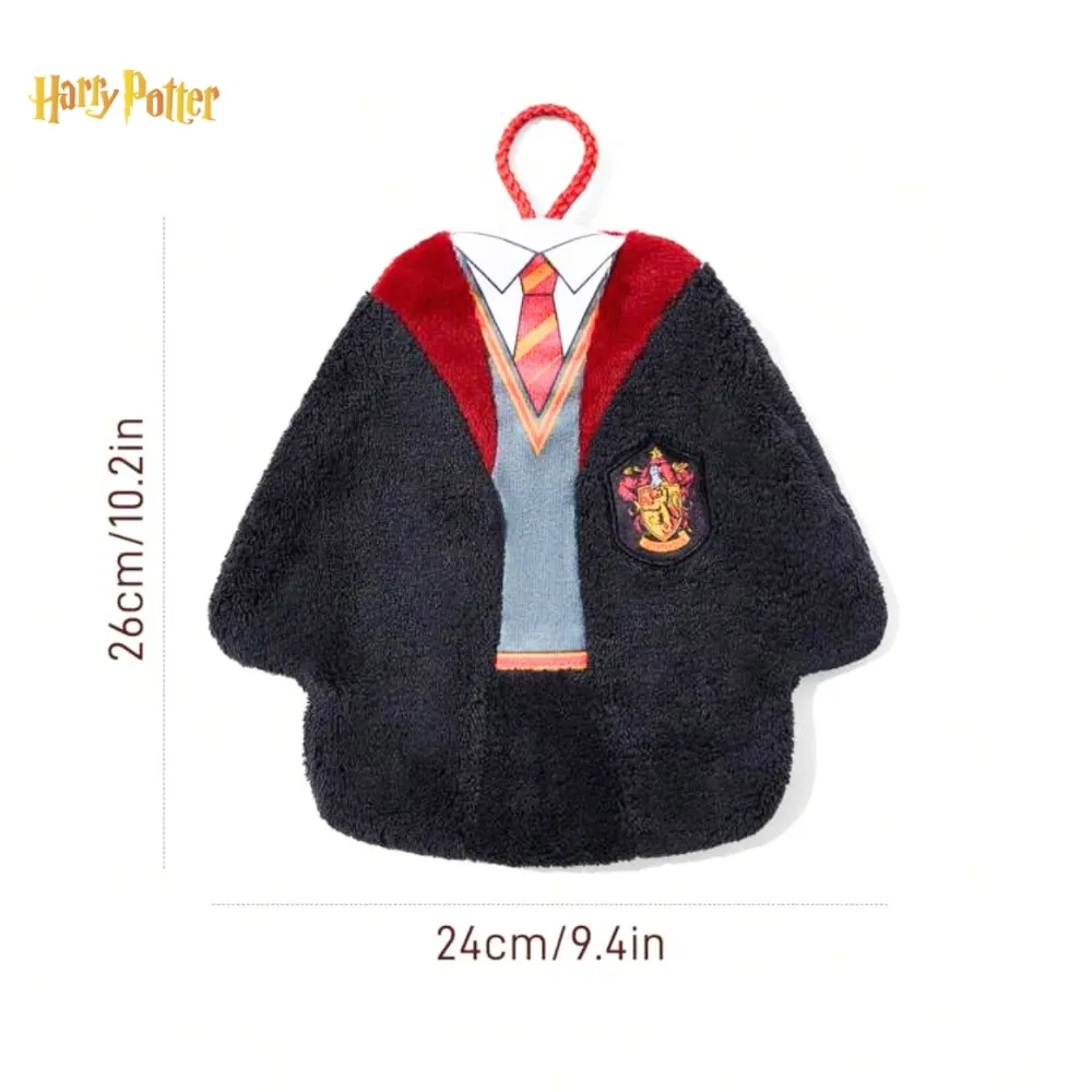 【Harry Potter 哈利波特】正版周邊葛來分多學院長袍嘿美貓頭鷹造型擦手巾毛巾(女友男友兒童交換聖誕禮物)