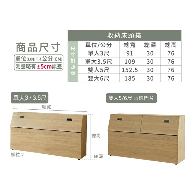 【ASSARI】雙人5尺房間組二件 床箱+後掀床架
