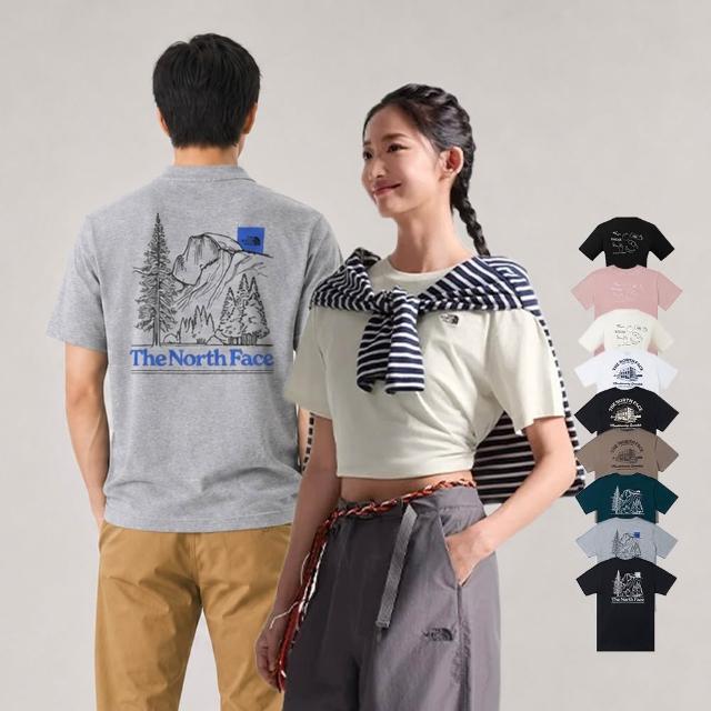 【The North Face】男女款純棉休閒短袖T恤(多款可選)