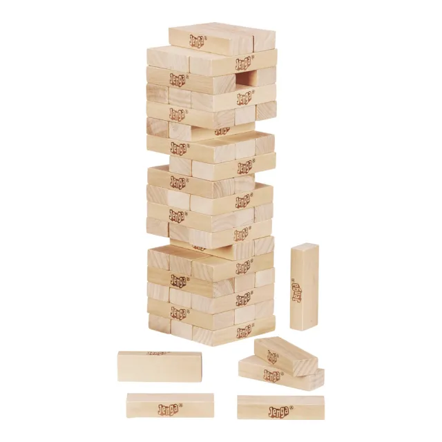 【Hasbro 孩之寶】Games-層層疊 A2120(疊疊樂/疊疊樂積木/益智遊戲/桌遊益智/派對遊戲)