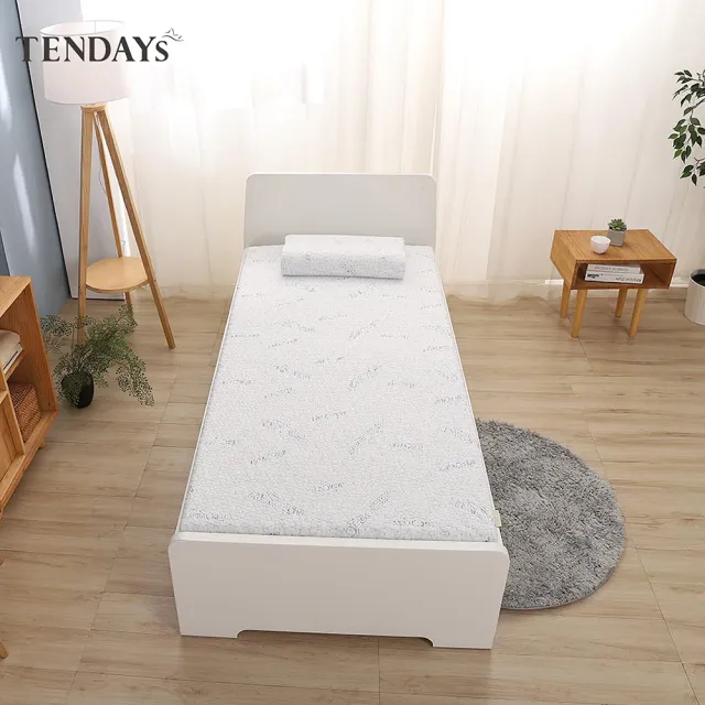 【TENDAYS】DS柔眠床墊3尺標準單人(星幻藍白 5.5cm厚 記憶床)