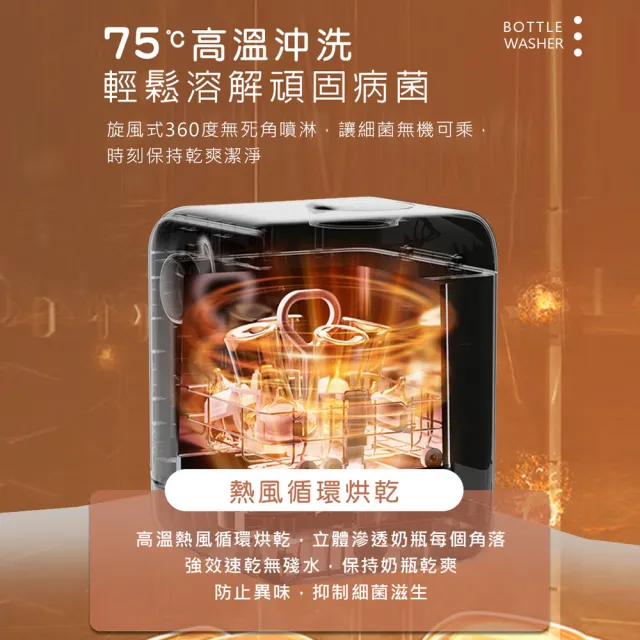 【Giaretti珈樂堤】全自動奶瓶清洗烘乾消毒機(GT-WB01)
