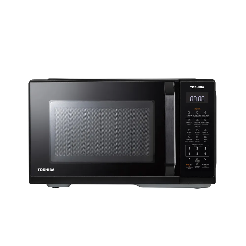【TOSHIBA 東芝】25L微電腦燒烤微波爐 MW3-EG25PT(BK)
