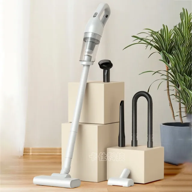 【小不記】附原裝濾網x6 無線吸塵器 輕便手持吸塵器 車用吸塵器(居家車載兩用吸塵器 直立吸塵器 吸塵器)