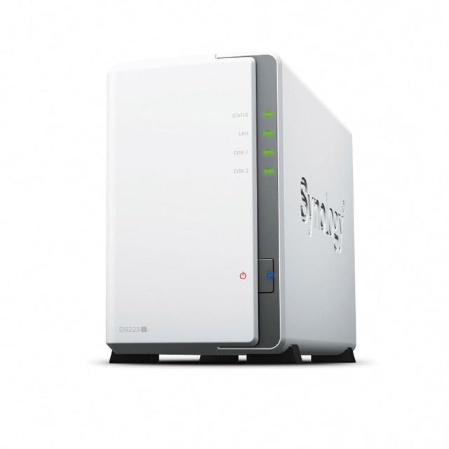 【Synology 群暉科技】搭4TB x2 ★DS223j 2Bay NAS 網路儲存伺服器(HAT3300)