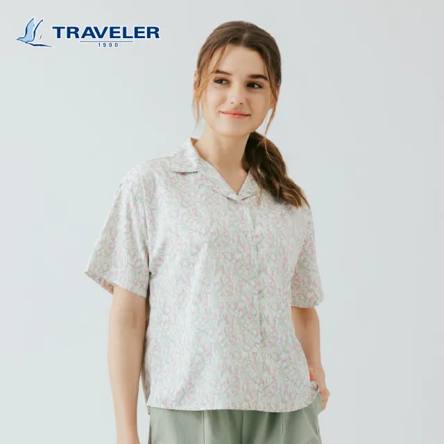 【TRAVELER 旅行者】女款吸排抗UV襯衫｜261TR722