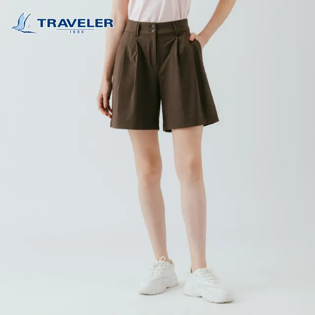 【TRAVELER 旅行者】男女多款彈性抗UV吸排/防潑水短褲｜261TR515.20