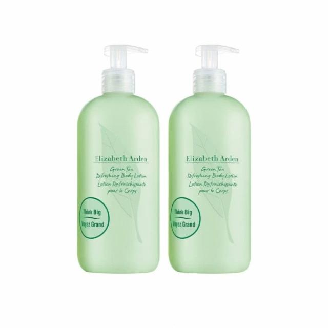 【伊麗莎白雅頓】官方直營 綠茶香水身體乳500ml 2入組(香氛/乳液)