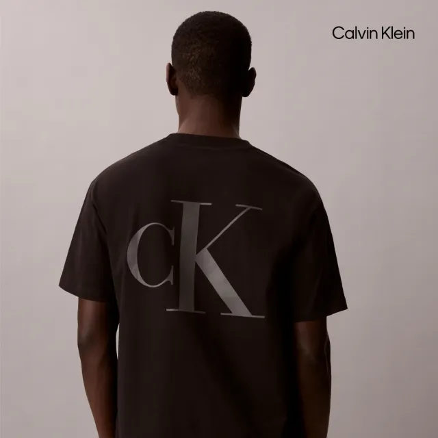 【CALVIN KLEIN】官方旗艦館CK Calvin Klein 標準 Logo T恤_黑色