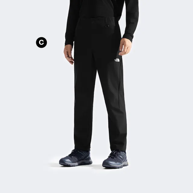 【The North Face】男女款防潑水百搭舒適機能休閒褲(多款任選)