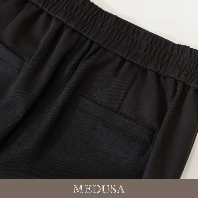 【MEDUSA 曼度莎】現貨-都會個性花卉文字側蓋中長裙（M-XL）｜長裙穿搭 中長裙 都會穿搭