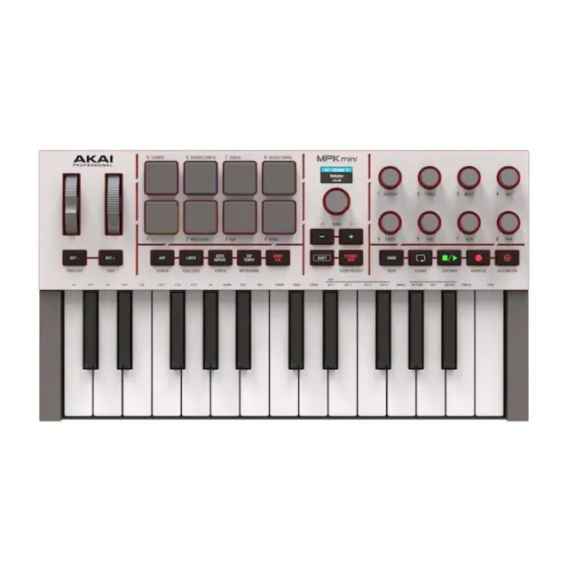 【AKAI】AKAI MPK MINI MK4 USB MIDI 鍵盤 (灰色) 公司貨