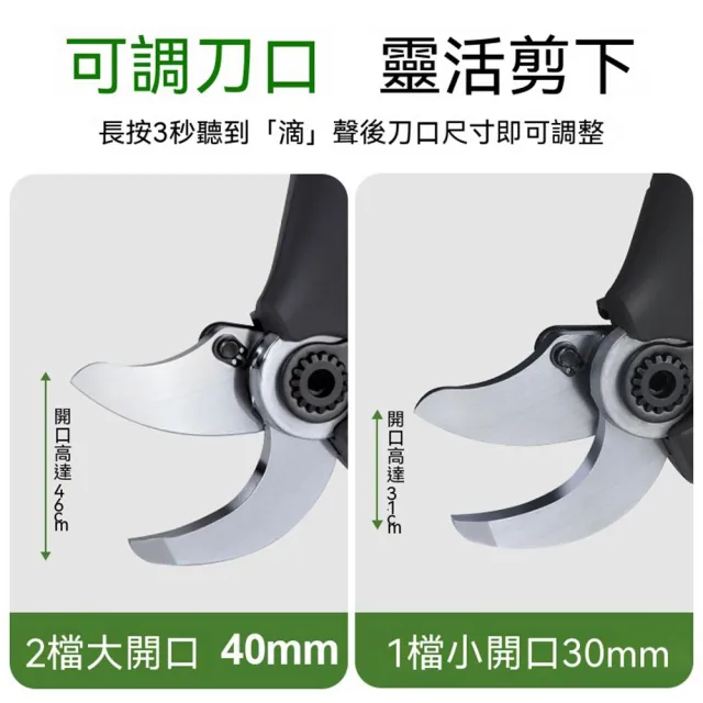 【AnDa 安達】無刷☆電修枝剪數顯便攜式無線果樹園林電動樹枝修剪工