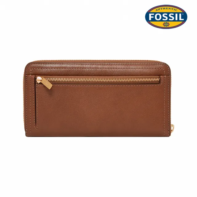【FOSSIL】Logan 多層真皮拉鍊RFID防盜長夾 出國必備  送禮推薦 (多色任選)
