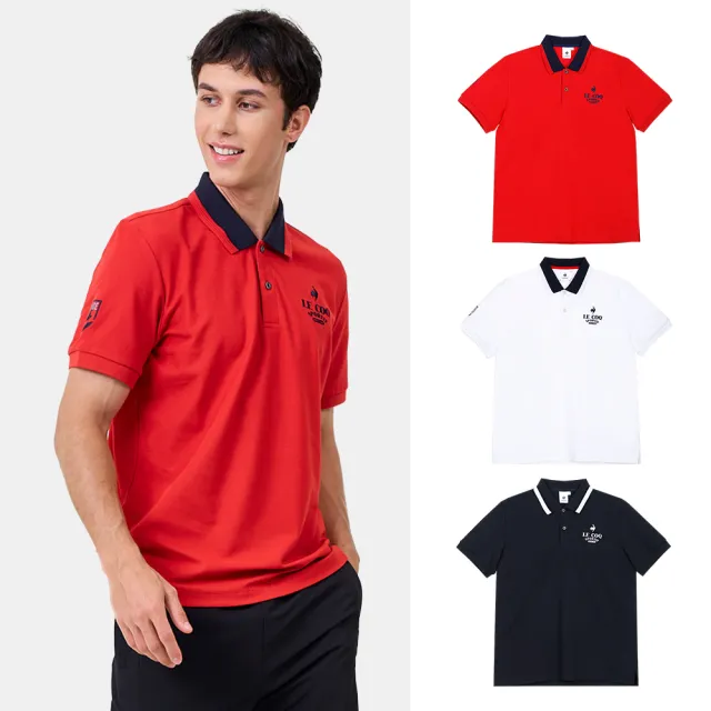 【LE COQ SPORTIF 公雞】吸排短袖POLO衫 男女款 4色 LWY21041_LWY22041