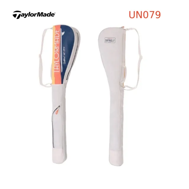 【TaylorMade】全罩式 高爾夫練習袋 UN079 加州陽光海岸風格 白底/黃橘藍 (GOLDEN STATE系列)