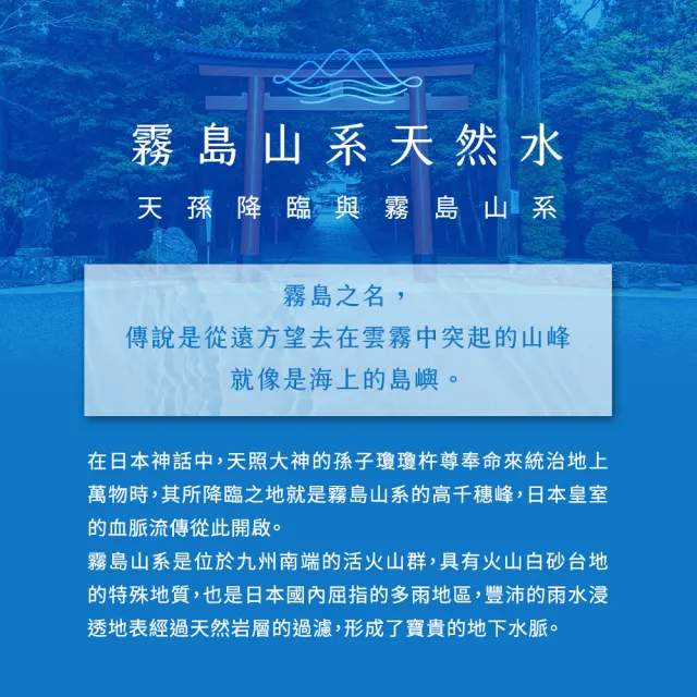 【AMANO】日本進口霧島山系天然水 2000ml(6入/箱) 官方直營
