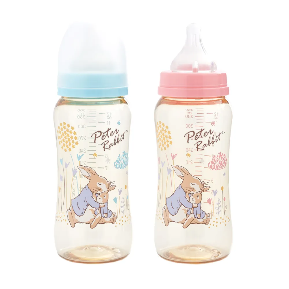 【奇哥】比得兔PPSU寬口奶瓶-360ml(2色選擇)
