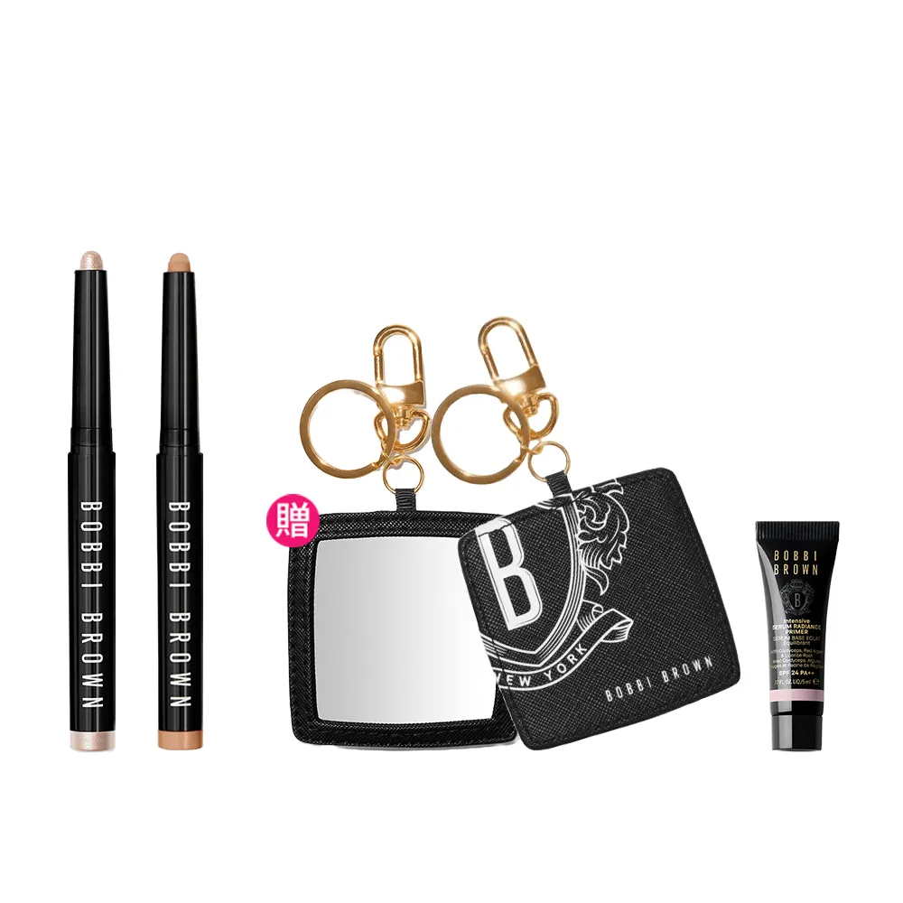 【Bobbi Brown 芭比波朗】快速完妝眼影筆組(超持久炫彩眼影筆x2)