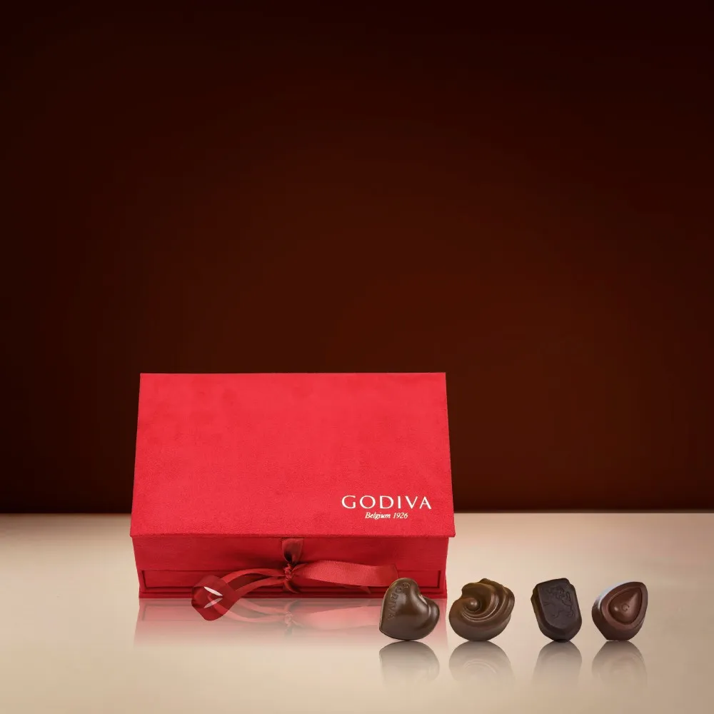 【GODIVA】巧克力紅色珠寶禮盒30顆裝(生日禮、情人節、母親節、520我愛你/妳)