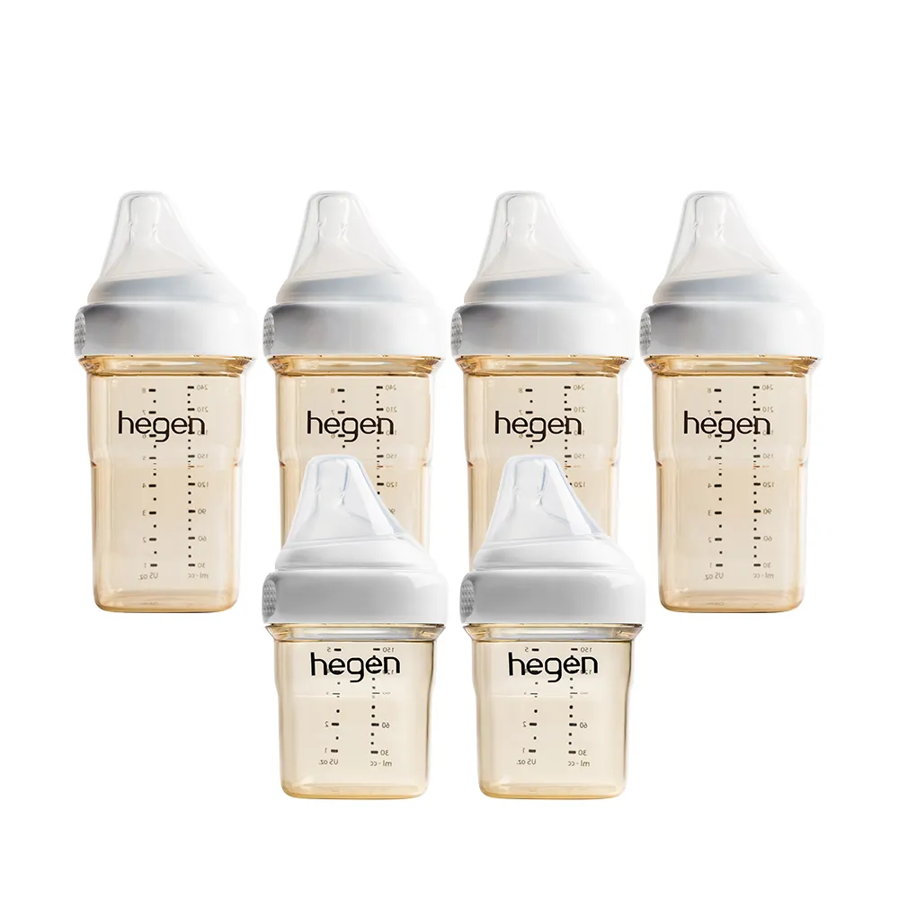 【hegen】總代理｜明星六支組(150ml雙瓶+240ml雙瓶 x2)