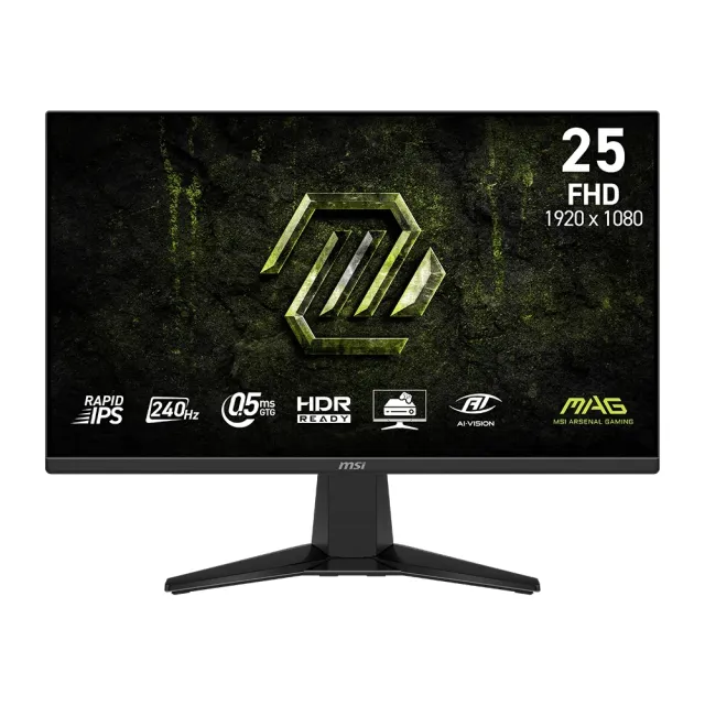 【MSI 微星】2入組★MAG 255F X24 25型 IPS FHD 240Hz 電競螢幕(0.5ms/HDR)