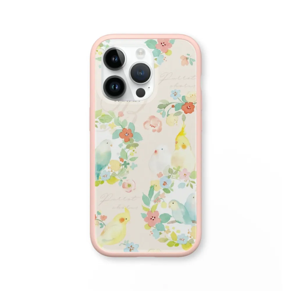 【RHINOSHIELD 犀牛盾】iPhone 12 mini/12 Pro/Max Mod NX手機殼/涼丰系列-春日小鳥兒(涼丰)